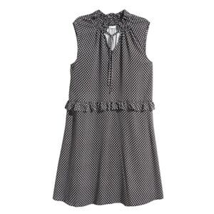 EC H&M PATERN DRESS WITH FRILLS SZ. 8